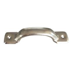 Ajtófogantyú lemez 100mm nikkelezett (3466630)