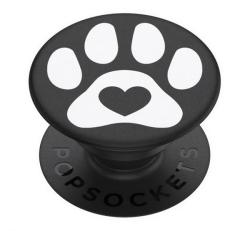 PopSockets telefontartó (készülékre ragasztható, többfunkciós, tappancs) FEKETE/FEHÉR805579