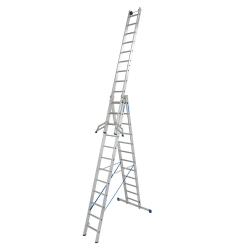 Krause Stabilo sokcélú létra 3x12, lépcső funkcióval (133700)