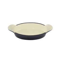 Perfect Home zománcozott öntöttvas ovális szeletsütő mini, acélkék (15517)