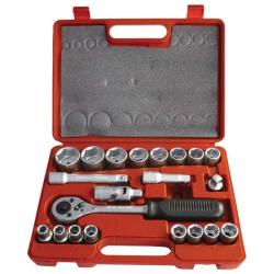 Extol racsnis dugókulcs készlet 21 db 1/2