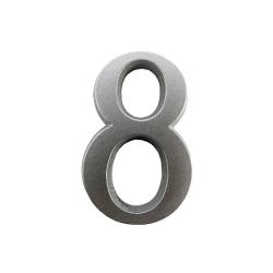 SB  ajtószám öntapadós matt ezüst 8 (3970178)
