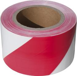 Jelölő szalag, piros-fehér 75mm×250m (9566)