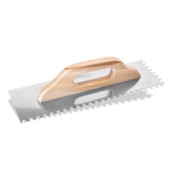 Fogazott glettvas fanyéllel 380 mm  8x8 INOX (6113560)