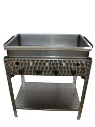 BGS-4.1 L négyégős álló lángossütő készülék, földgáz üzemű