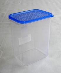 Hasáb alakú műanyag tárolódoboz 1,5 l kék (28/1)