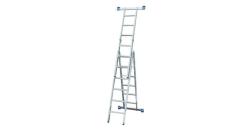 Krause Stabilo kombinált csuklós létra 2x3 és 2x6 fokos (133922)