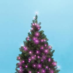 Home LED-es fényfüzér, pink 8 m (KII 100/P)
