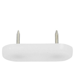 SB  csúsztató műanyag szeges 18x44mm fehér (8db) (3933572)