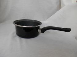 Bonyhádi Kinga lábas, nyeles, 14 cm, fekete