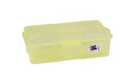 Univerzális átlátszó műanyag doboz 5,6 l- sárga (349)