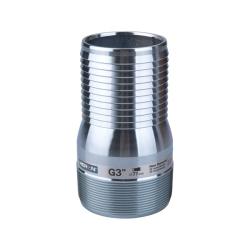 Tömlőösszekötő szívókosárhoz, külső menetes B-3