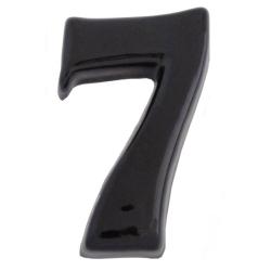 SB  kerámia házszám 7 fekete 12cm (3970067)