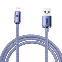 Baseus Crystal Shine Series Fast Charging Data Cable USB-A apa 2.0 ? Lightning apa adat és töltőkábe