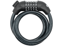 Urban Prime kombinációs fonott acél zár, PVC bevonat (UP-AC-220033)