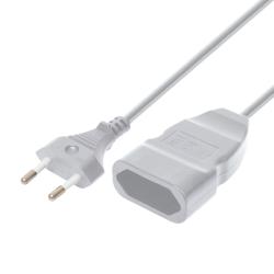 Home (NV 12-5/WH) Euro kéteres hosszabbító, fehér