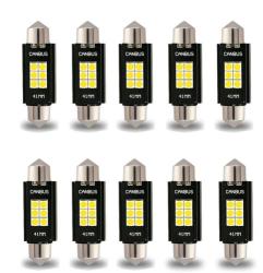 Szofita LED RSJ-306SMD-36 3030 6 SMD CANBUS 12/24V hűtőbordás, 36mm, 10 db (21257)