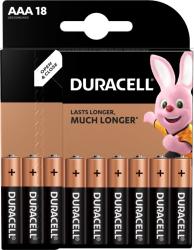 Duracell Basic mikroelem AAA 18db/csomag (D6BO09)