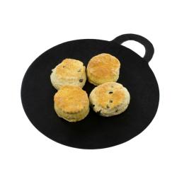 Perfect Home öntöttvas grill lap kerek, füles (13093)