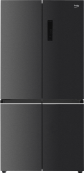 Beko GNO52223MXBR kombinált hűtőszekrény, 522L, sötét inox