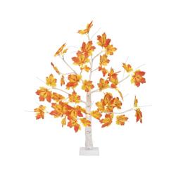 Home ATM03 asztali juharfa dekoráció, 60 cm, fehér
