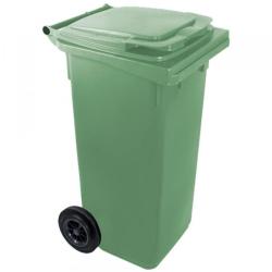 Háztartási szemetes kuka zöld 120 L (11953)