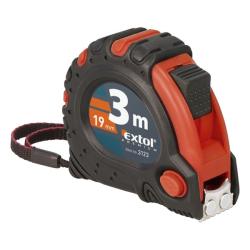 Extol Premium mérőszalag 3 stoppos 3m×19mm (3123)