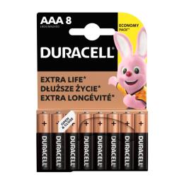 Duracell 10PP110026 AAA elem, 1,5V 8db/csomag (LR03)