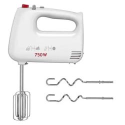 MPM MMR-19/B kézimixer 750W fehér, habverő, dagasztószár