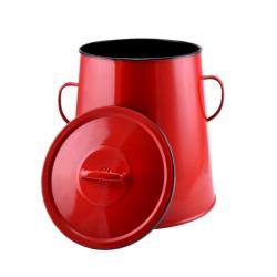 Perfect Home zománcozott zsírosbödön 10 literes, piros (10428)