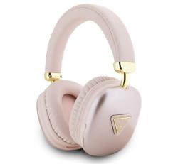 GUESS PU LEATHER 4G TRIANGLE LOGO bluetooth fejhallgató SZTEREO (v5.3, mikrofon, zajszűrő, IPX4 vízá