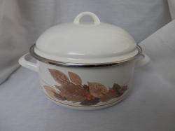 Bonyhádi Alice őszi lábas fedővel, 24 cm