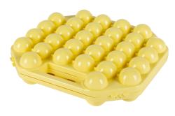 Tojástartó műanyag 30 db-os sárga (112)