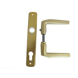 AL-LOY SB ajtókilincs 410 + ajtócím 90 mm cilinderlyukas F3 eloxált (3986632)