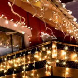 Home (KKF 908/WW) LED-es jégcsap fényfüggöny 30m