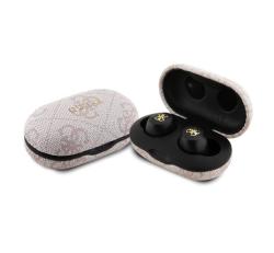 GUESS METAL LOGO bluetooth fülhallgató SZTEREO (v5.3, TWS, mikrofon, zajszűrő, IPX5 vízálló + töltőt