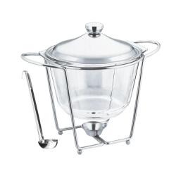 Perfect Home Levesestál melegentartó állvánnyal, merőkanállal 4L (28389)