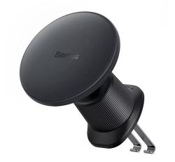 Baseus autós tartó (szellőzőre, 15W, wireless, MagSafe, PD gyorstöltő) FEKETEC40141001111-00