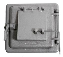 Tűztérajtó DT-130HL 220x220 (lepkés) (15034)