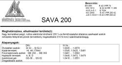 Elektróda SAVA 200 3.25 mm 5.2 kg (14089)