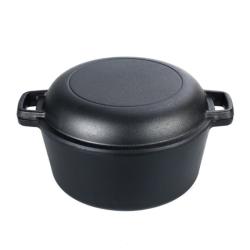 Perfect Home öntöttvas 2in1 lábas, szeletsütő fedővel 26 cm (14793)