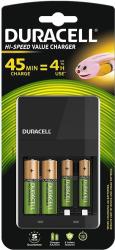 Duracell elemtöltő CEF14 + 2db AA + 2db AAA tölthető elem (DOBN28)