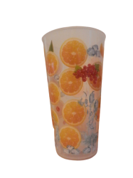 Koktélpohár 5 dl-es, narancs mintás (4561NM)