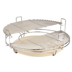 Kamado L grillrács rendszer + indirekt sütőkő (13270)