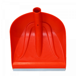 Műanyag nyelezett hólapát élvédővel 35 cm, piros (16598)