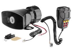 Elektronikus sziréna, megafon, 7 hang (58603)