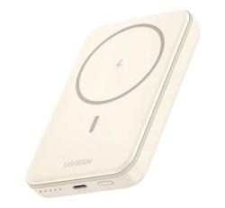 Ugreen PB561 vésztöltő Type-C aljzat (10000mAh, 15W, gyorstöltő, wireless, MagSafe) BÉZS