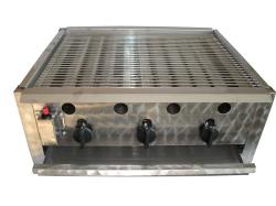 BGT-3G háromégős asztali grillező készülék, PB-gáz üzemű