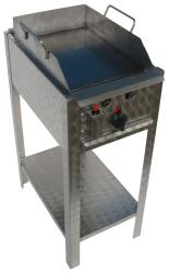 BGS-1 egyégős álló sütő egyoldalú rostlappal, földgáz üzemű