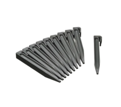 NATURE leszúró tüske ágyásszegély szürke, 10db (6040630)